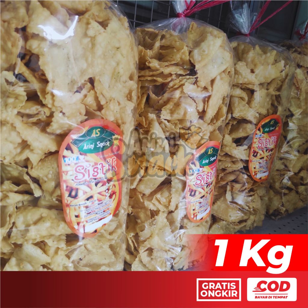 

Keripik Pangsit Bawang 1 Kilo Gurih Renyah