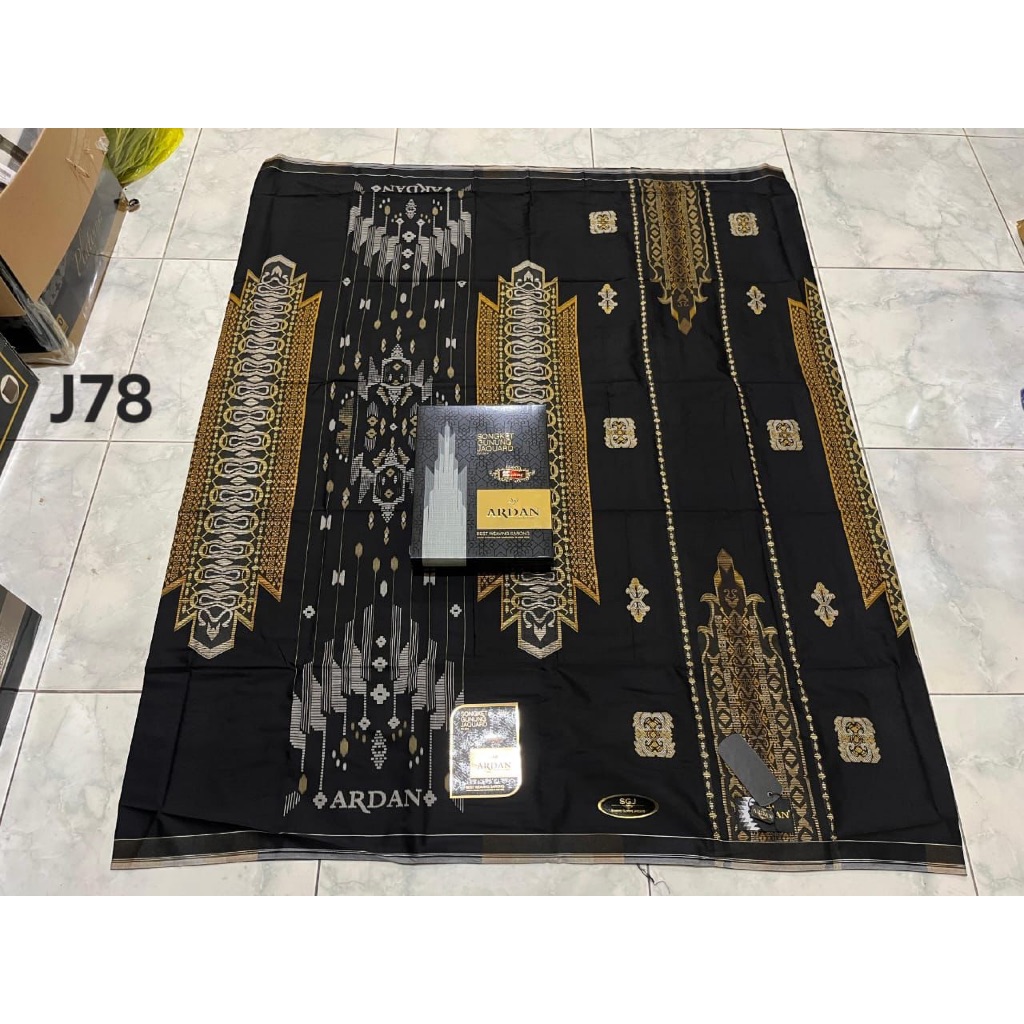 SARUNG ARDAN SGJ GOLD (HITAM)