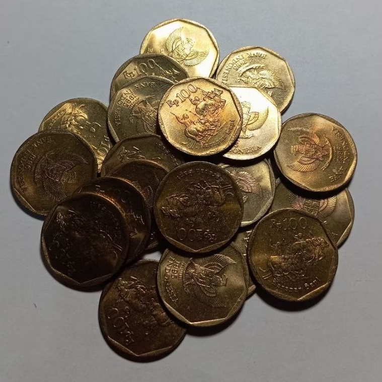Koleksi Koin Kuno Indonesia 100 Rupiah Karapan Sapi