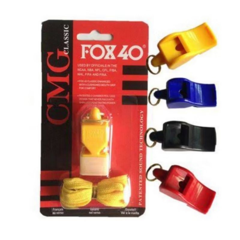 PELUIT FOX 40 WASIT SEPAK BOLA/PELUIT PRAMUKA OUTDOOR OLAHRAGA PELATIH