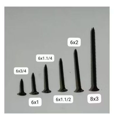 [ISI 50 PCS] Rajawali Fastener High Quality Self-Drilling Screws/ Sekrup Gypsum Hitam/ Drywall Hitam