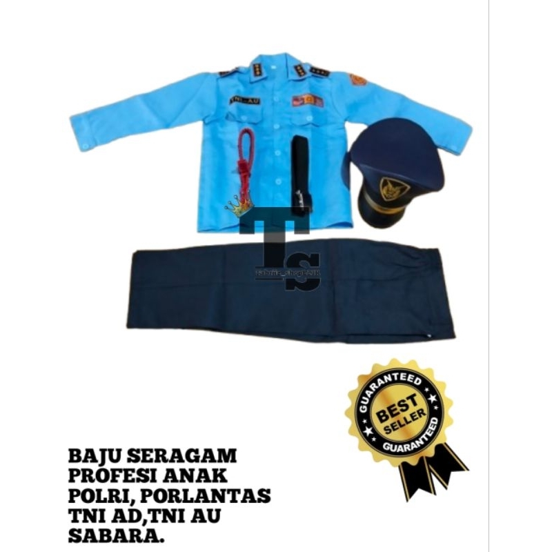 BAJU SERAGAM TNI AU ANAK TK PAUD BERKUALITAS TERBAIK