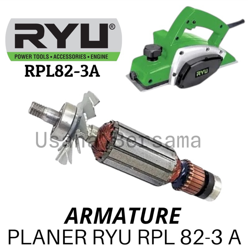 ARMATURE PLANER RYU RPL82-3A / ANGKER MESIN KETAM SERUT RYU RPL 82-3 A