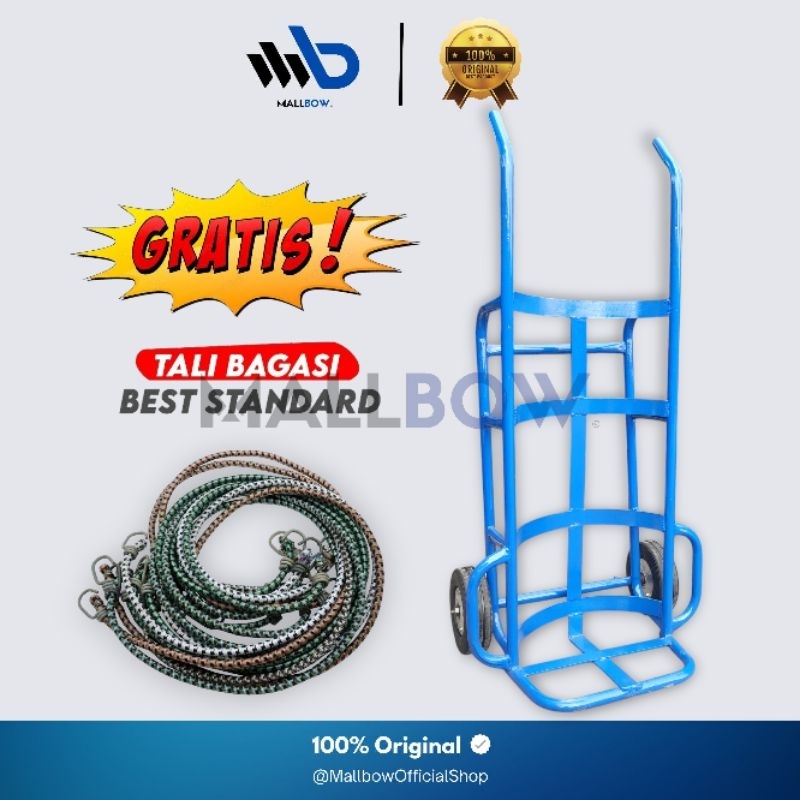 Mallbow | Troli Drum Oli / Trolley SerbaGuna Ukuran Jumbo Tahan Beban 750KG