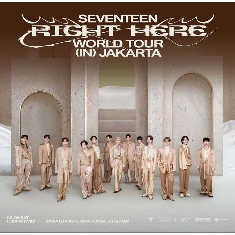 Tiket Konser Seventeen Right Here