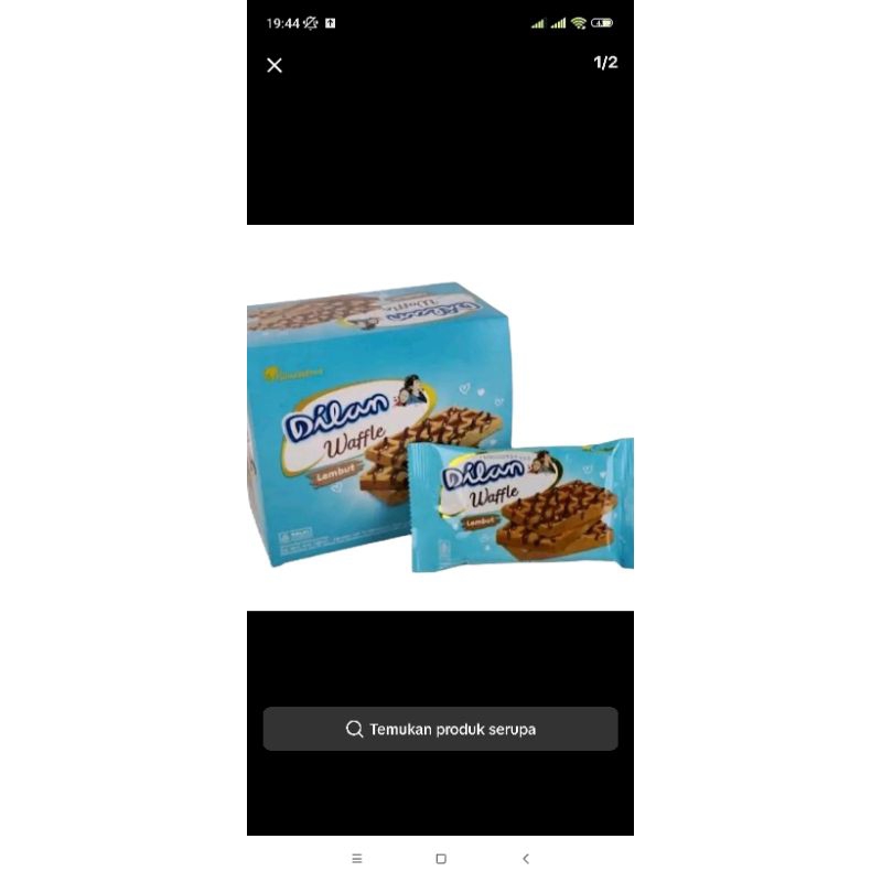 

dillan waffle lembut coklat isi 12