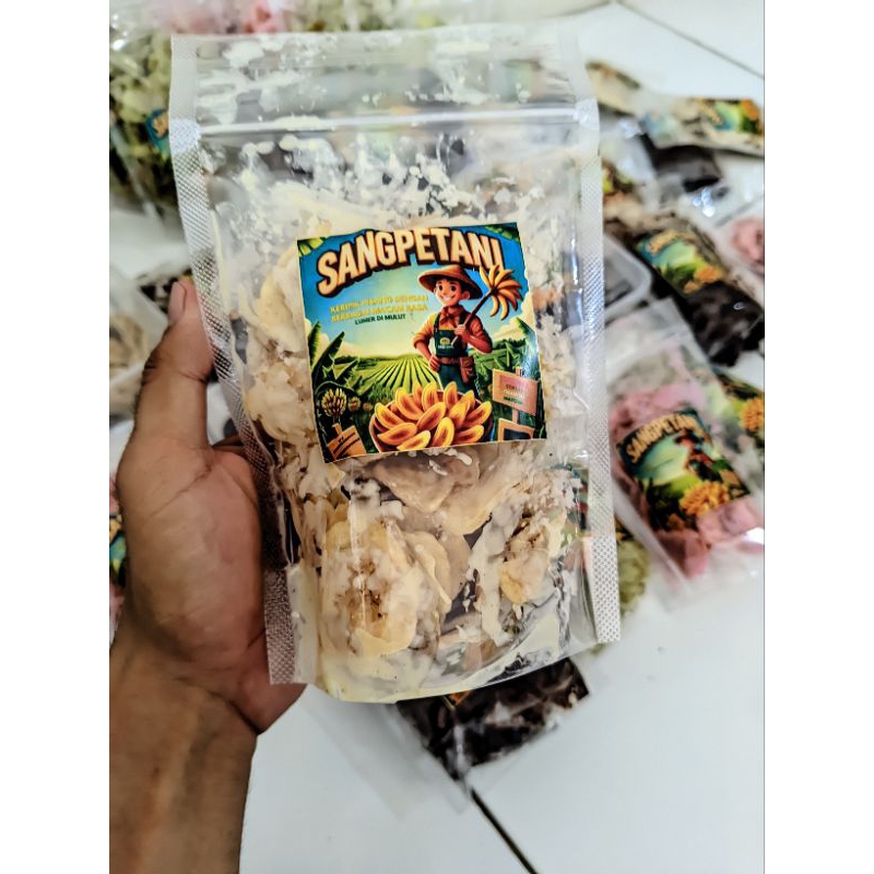 

95g KRIPIK PISANG COKLAT LUMER RASA TIRAMISU KHAS LAMPUNG