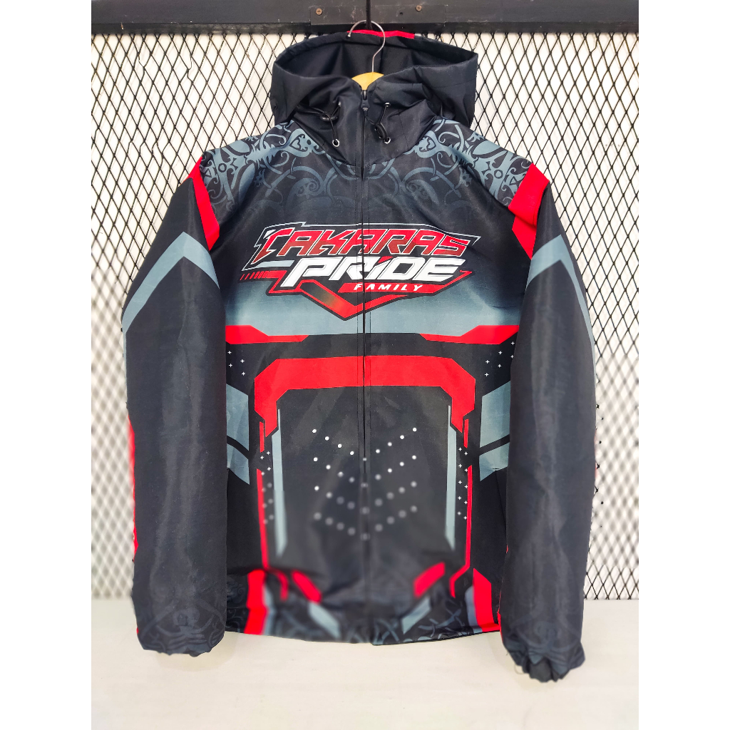JAKET RACING PARASUT CUSTOM DESAIN SUKASUKA