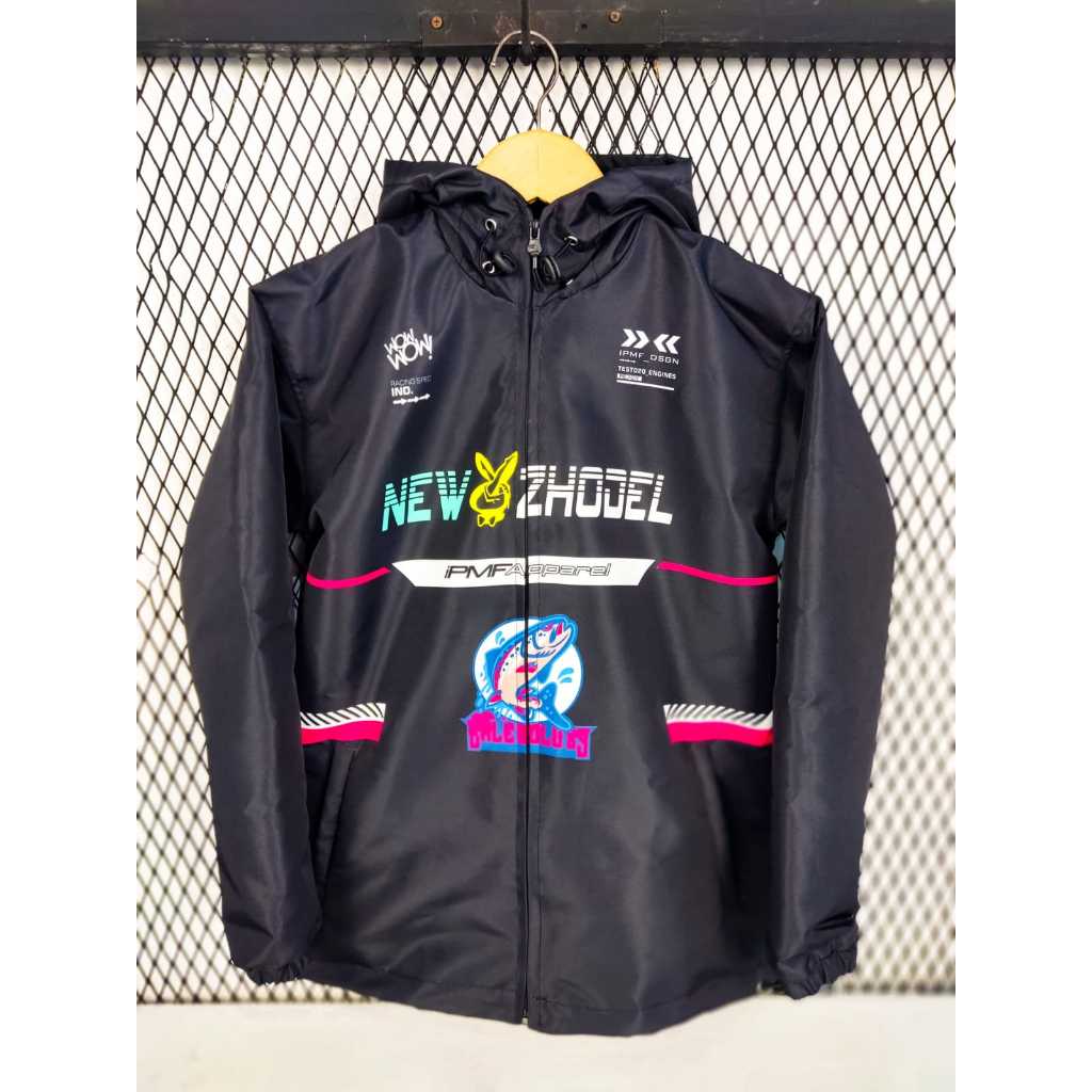 JAKET RACING PARASUT CUSTOM DESAIN SUKASUKA