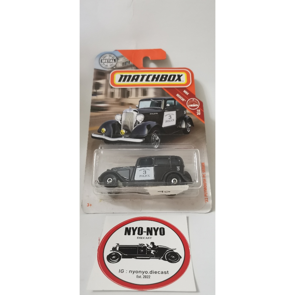 Matchbox Plymouth PC Sedan