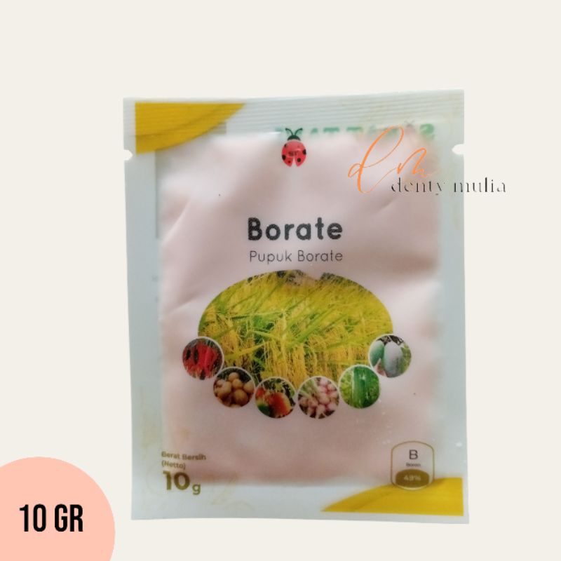 pupuk borate 10gr kemasan pabrik - mengurangi rontoh bunga dan buah