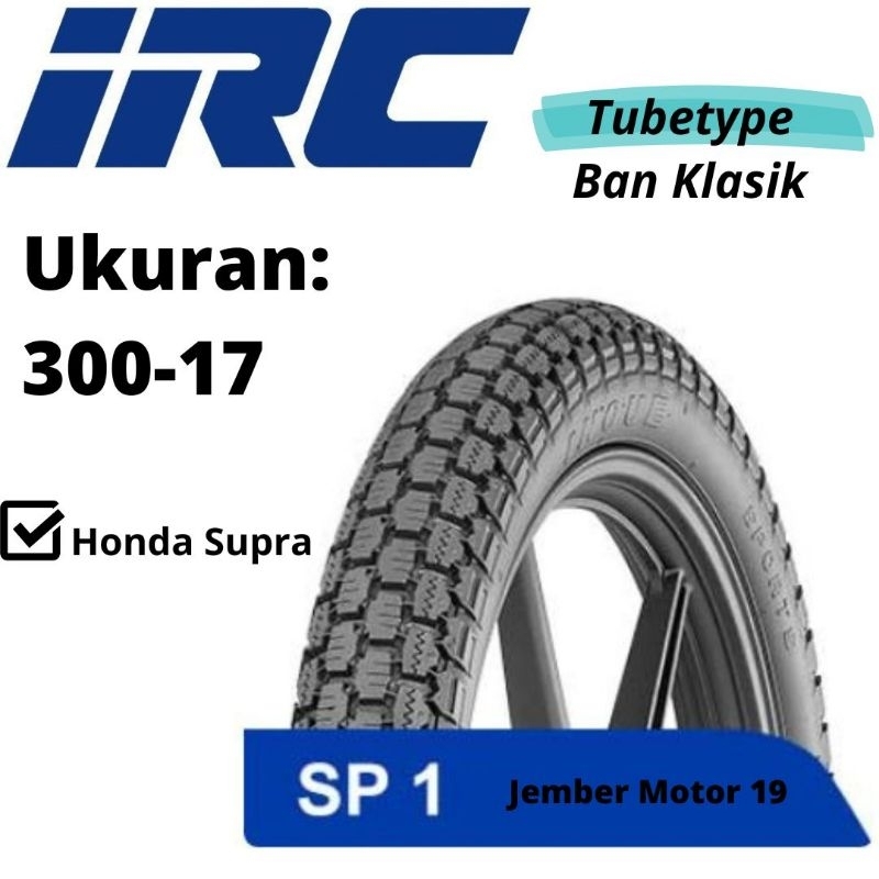 BAN LUAR MOTOR IRC 300-17 SP1 Ban Klasik Honda