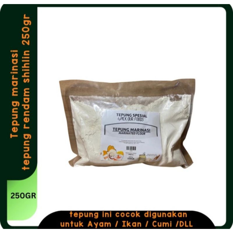 

250 gram tepung marinasi, tepung rendam ayam shinlin