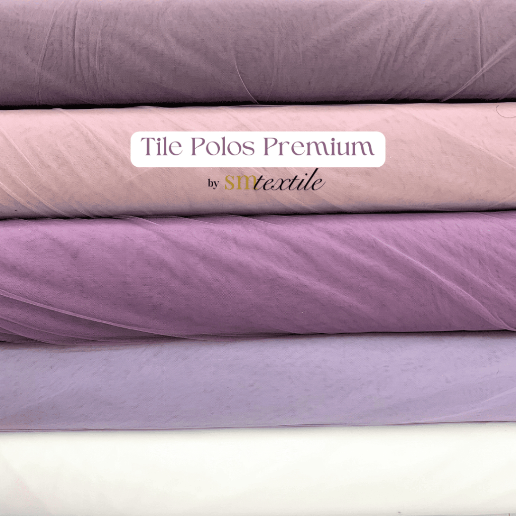 Tile Polos Premium | Kain Tile Polos Halus RJW