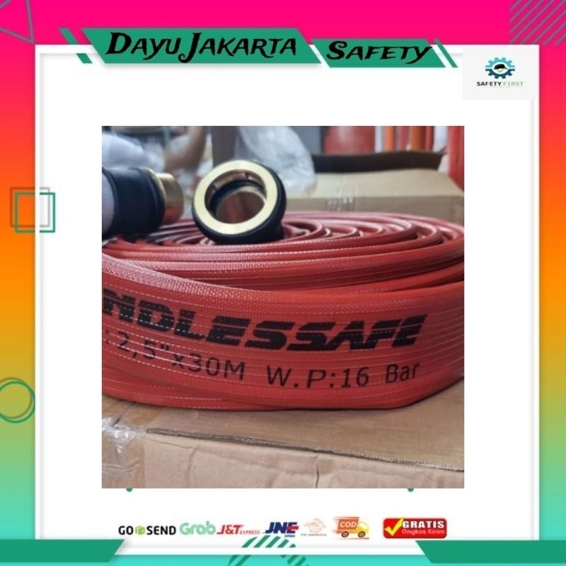 Selang pemadam kebakaran ENDELSAFE Rubber 16 Bar Original