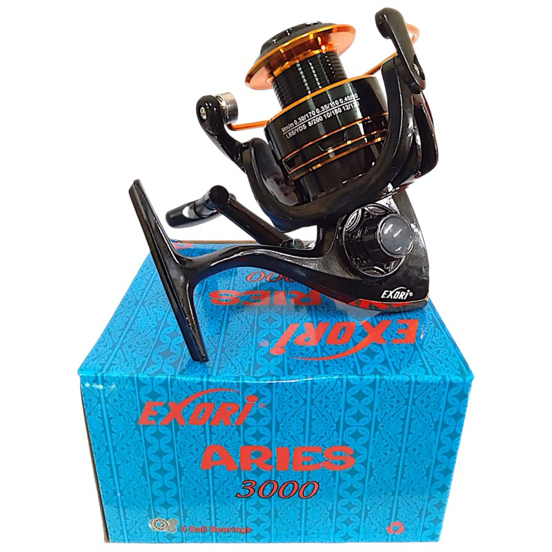Reel Exori ARIES 1000/3000/5000 - 4 Super Smooth BB Left / Right Handle Original Exori