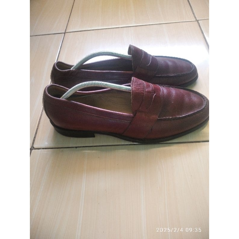 Sepatu Pantofel Pria Kulit Asli BOSTONIAN Size 46 Seken