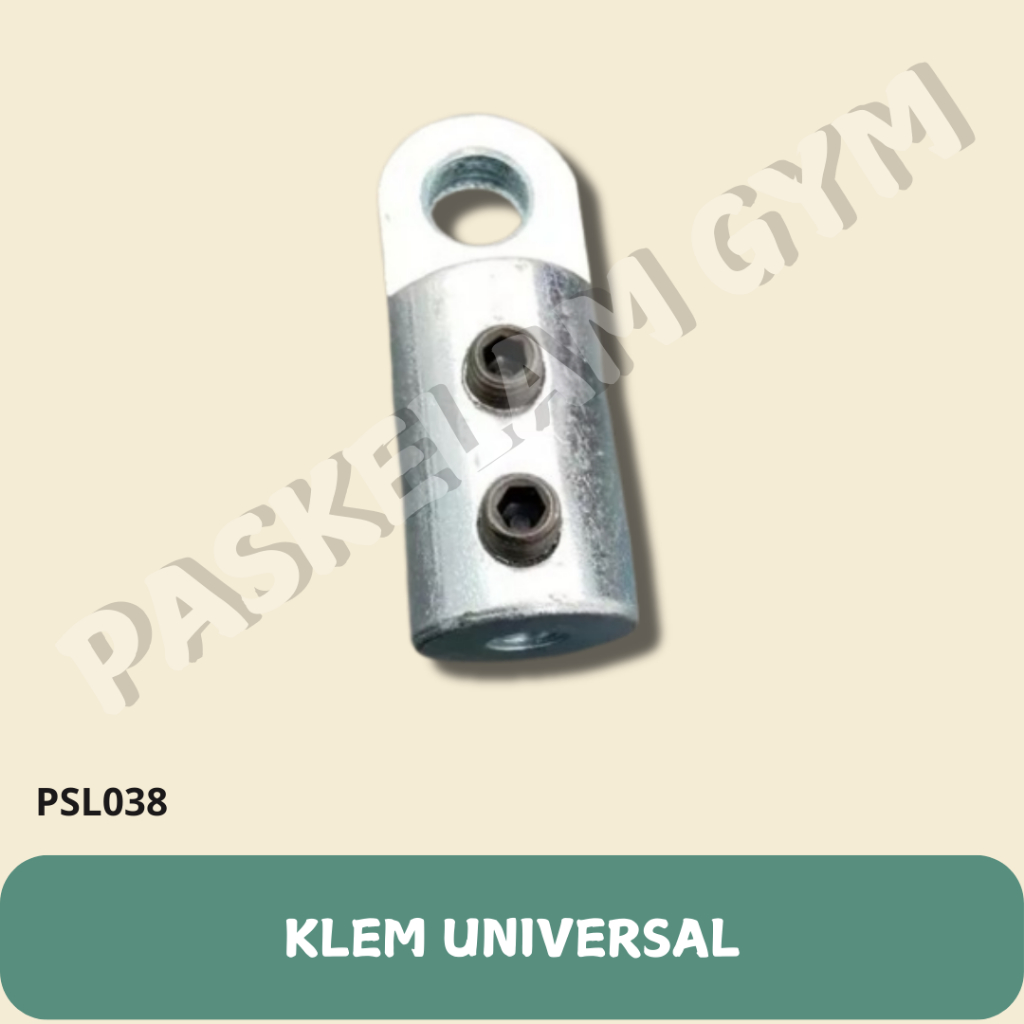 Sparepart Alat Fitness Klem Tali Sling Klem Universal Skun Baja