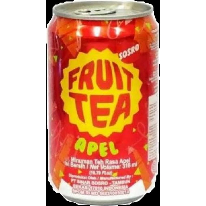 

Sosro Fruit Tea Apel Minuman Teh Rasa Apl 318ml