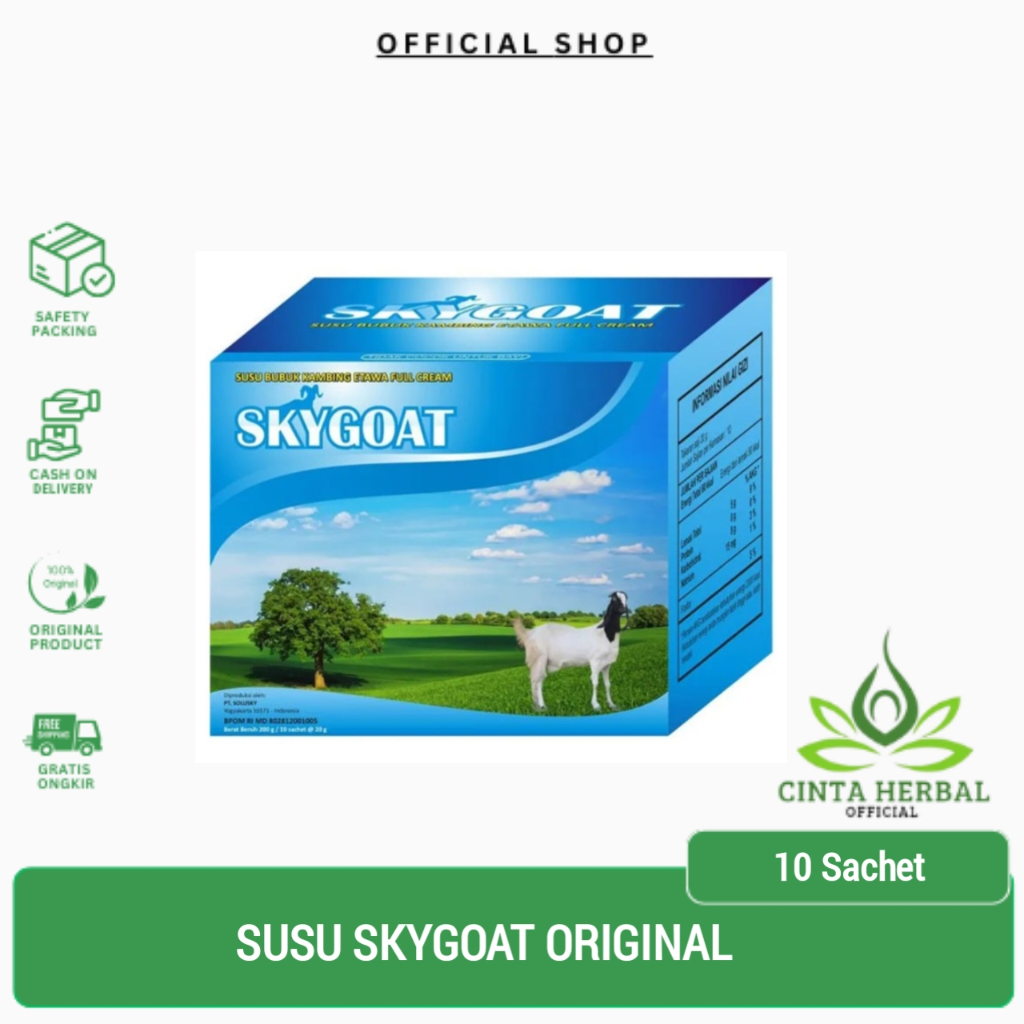 

Susu Kambing Skygoat | Susu Etawa Bubuk Skygoat | Skygoat Original Per Box