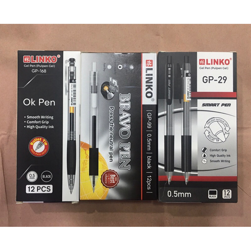 

BOLPOIN GEL LINKO GP-29 TIP 0.5 BRAVO PEN