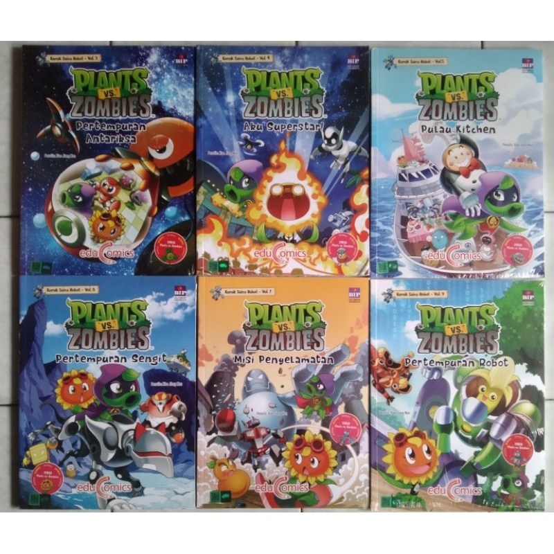 Seri Komik Sains Plants VS Zombies Robot
