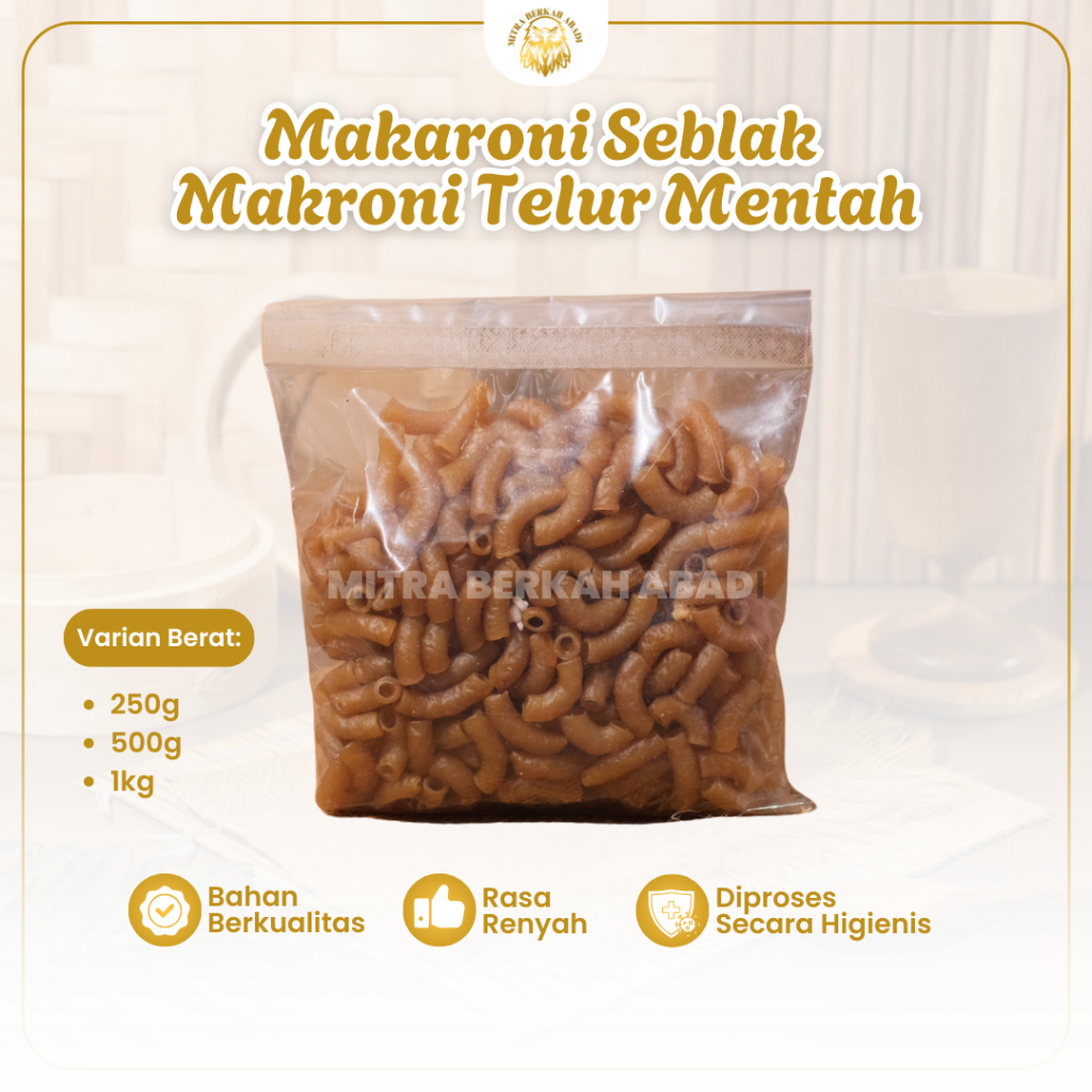 

Makaroni Seblak Makroni Telur Mentah Mitra Berkah Abadi Camilan Snack Sehat