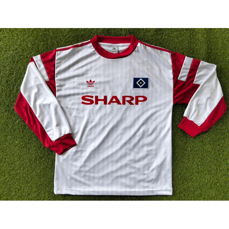 Jersey Retro Vintage Classic Hamburg SV 86/87 Longsleeve