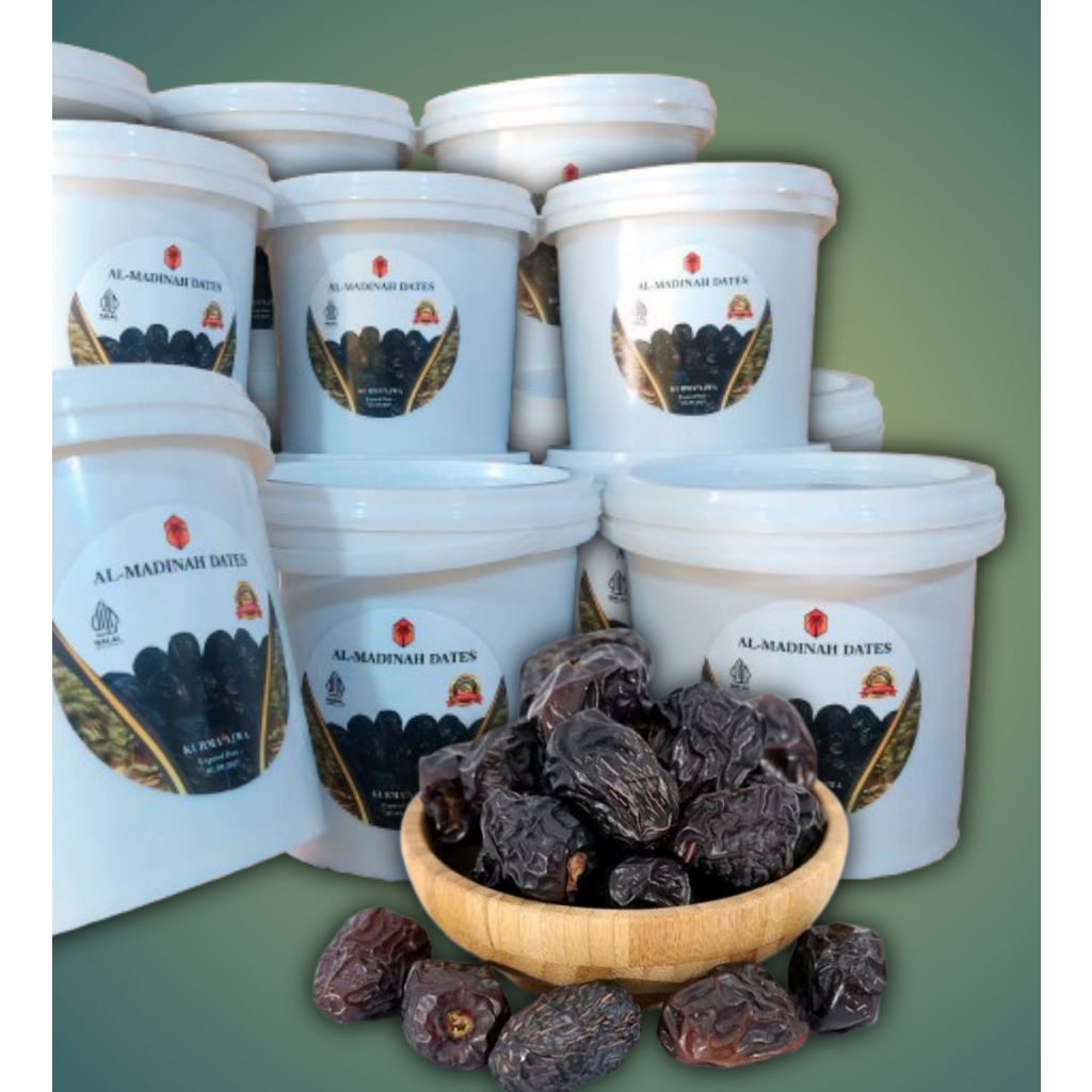 

Kurma, Al-Madinah kurma hitam Kemasan Ember new 500gr