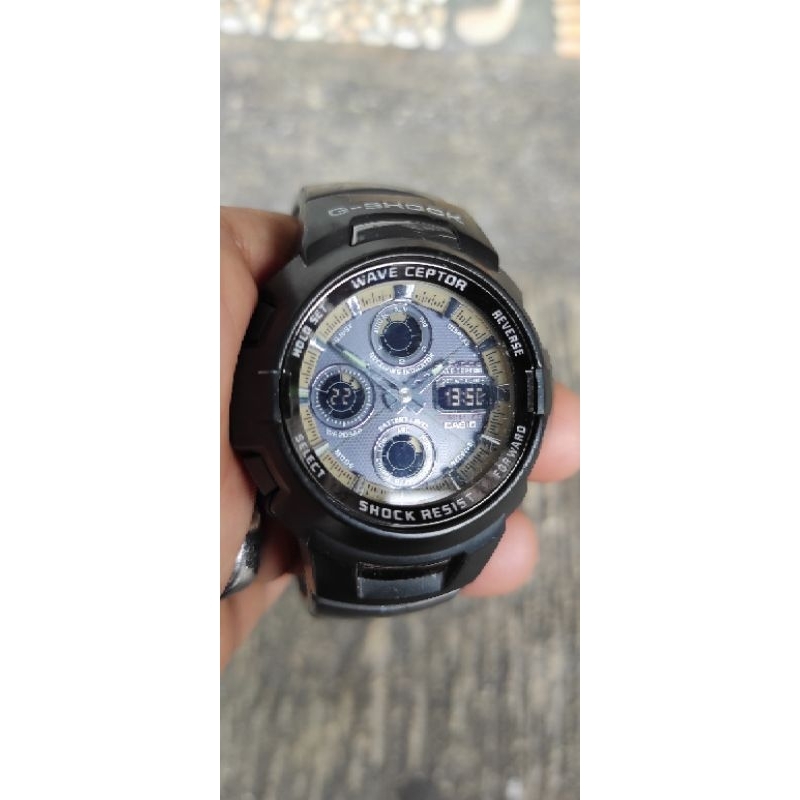 jam Casio G-Shock GW-1100RBJ full original vintage bekas second