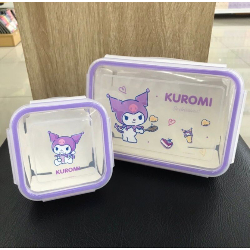 Miniso Kuromi Bento Box/Lunch Box - Miniso tempat makan karakter Kuromi