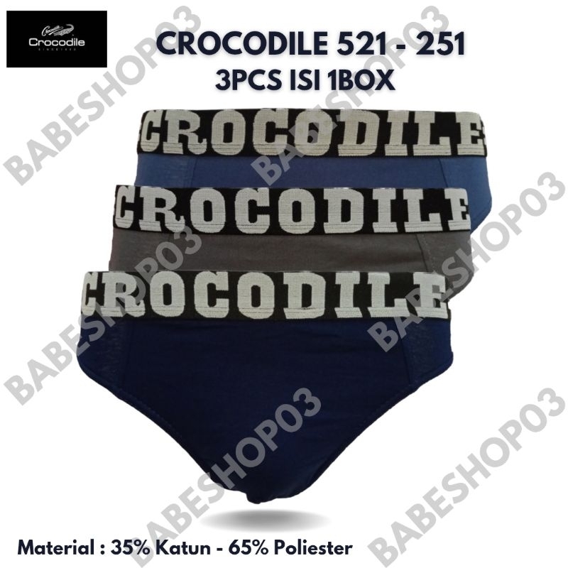 CELANA DALAM PRIA CROCODILE 521 251 (ADA BIG SIZE)