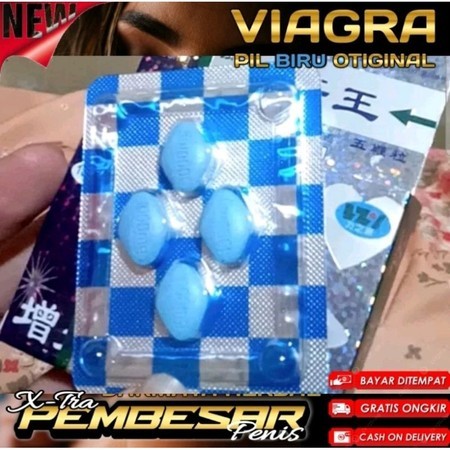ASLI PIL BIRU CINA ASLI 100% ORIGNAL - OBAT PRIA TAHAN LAMA MENAMBAH STAMINA