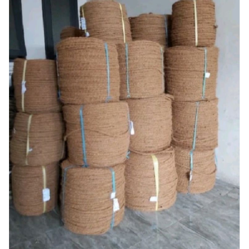 Tali tambang sabut kelapa 8mm panjang 50 meter