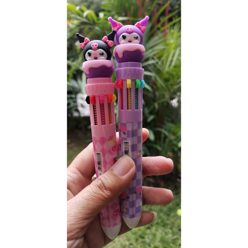 

Pen mekanik 10 warna 3d pen kuromi