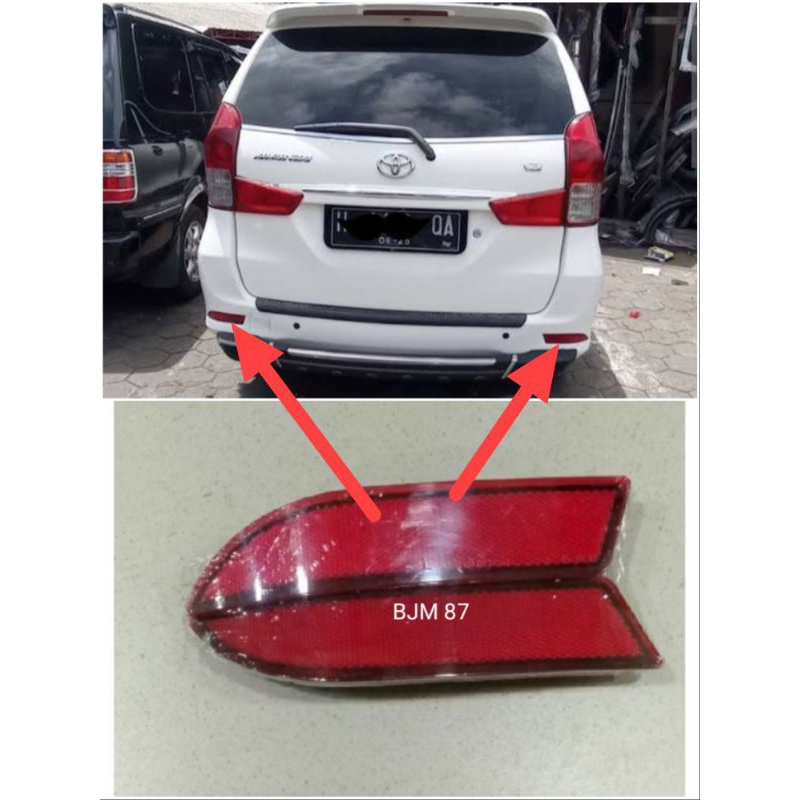 Lampu Reflektor Lampu Bumper Bemper Lampu Mata Kucing Mobil Grand Avanza Type E dan G Grand Xenia Ta