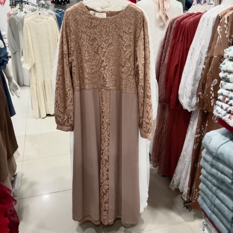 3H GAMIS BRUKAT WANITA MUSLIM ORIGINAL