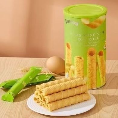 

LIANGGUI Hongkong style WAFER ROLL I EGG ROLLS DURIAN I DURIAN FLAVOR | VIRAL 168gr tz