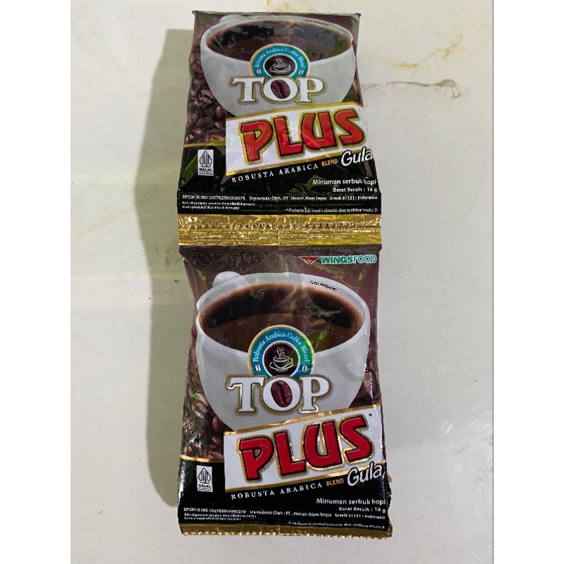 

Kopi TOP PLUS GULA