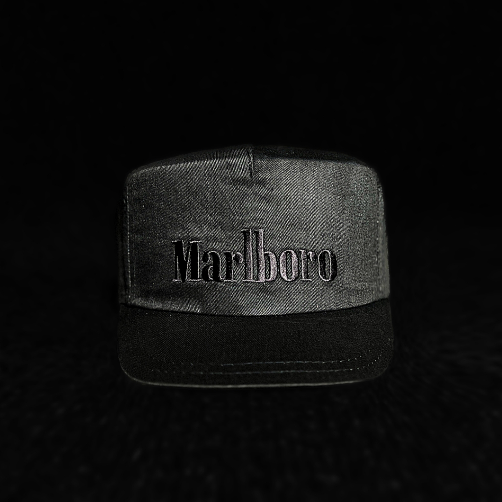 VINTAGE HAT - MARLBORO black on black