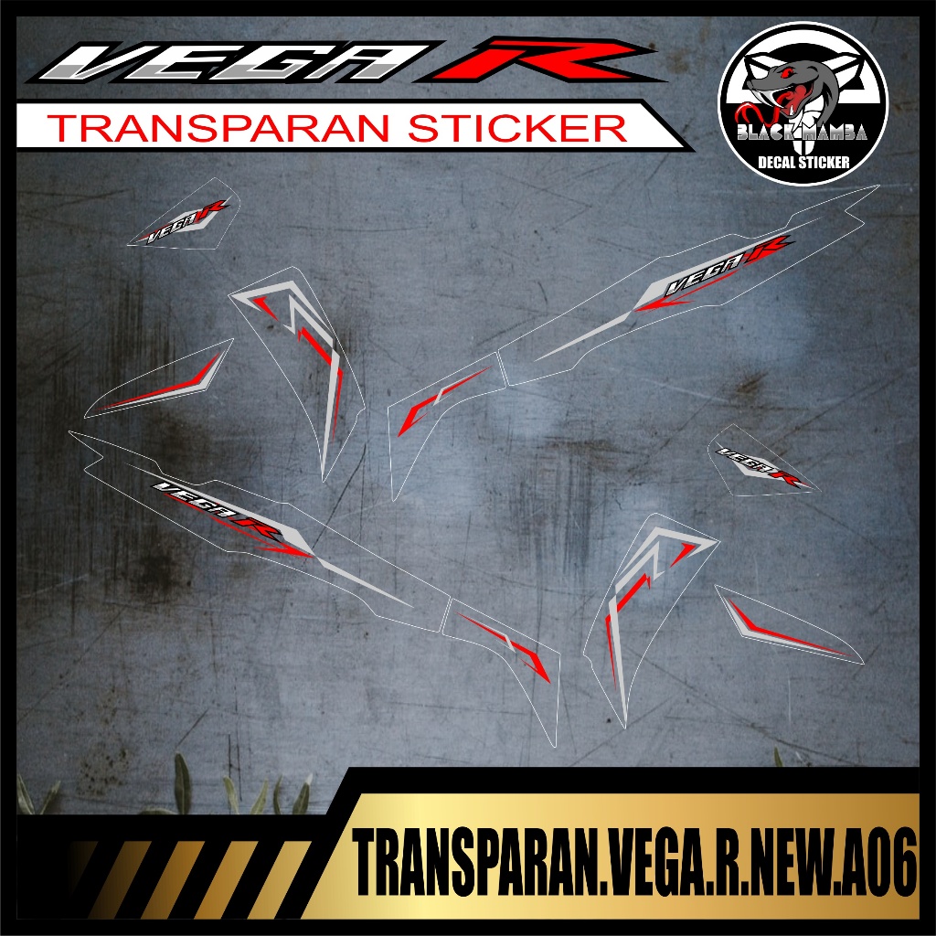 STRIPING TRANSPARAN VEGA R NEW VARIASI TRANSPARAN VEGA R NEW CODE A06