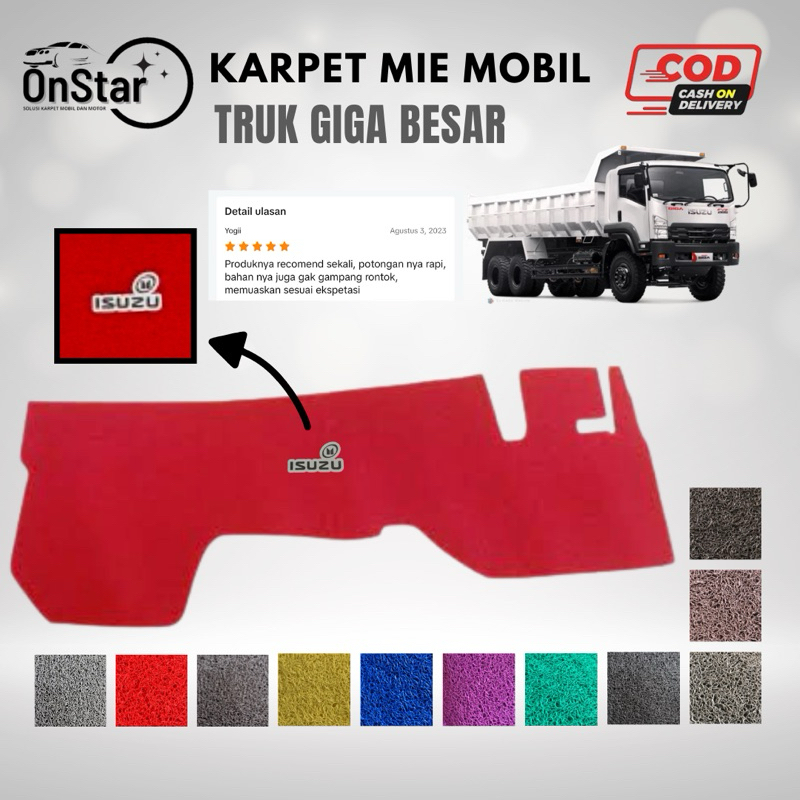 Karpet Mie Truk Giga Besar FVR