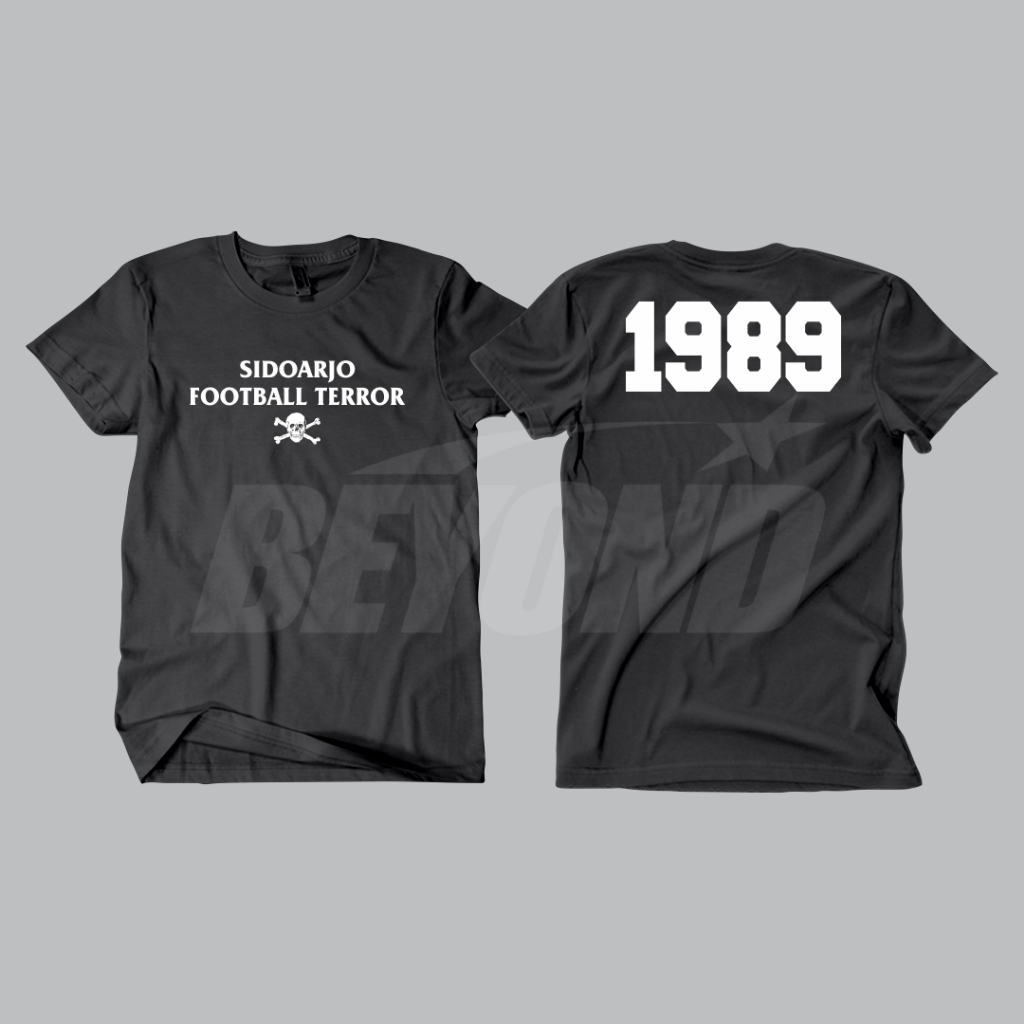 Kaos Sidoarjo Football Terror /Tshirt Baju Bola Sidoarjo/ Kaos Distro Sidoarjo Combed 30s