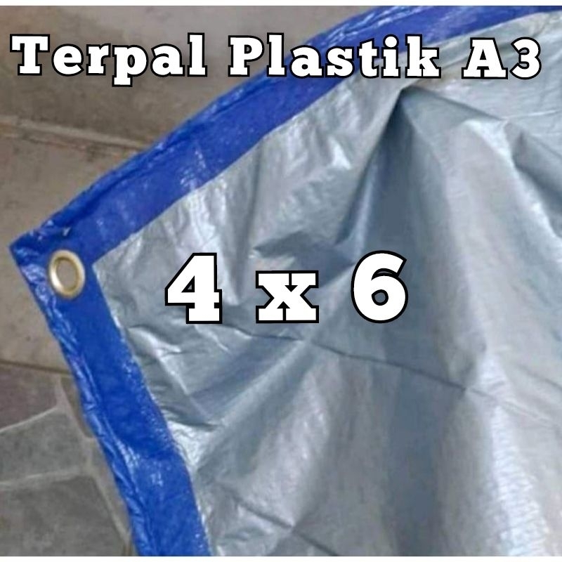 Terpal plastik 4x6 A3 terpal korea terpal tenda terpal lembaran semi karet