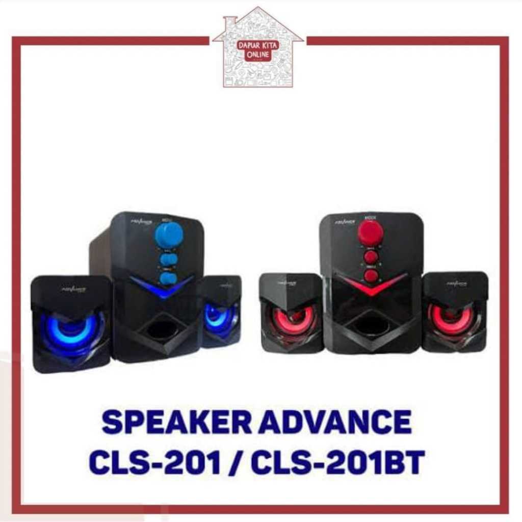 Speaker Bluetooth CLS 201 BT / Speaker Advance CLS-201 Bluetooth Super Bass / Speaker Gaming cls 303