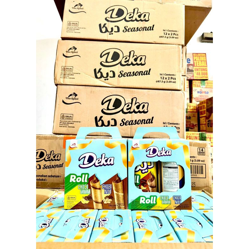 

DEKA WAFER ROLL ISI 2X87,5 GR (HAMPERS PAKET EDISI LEBARAN)