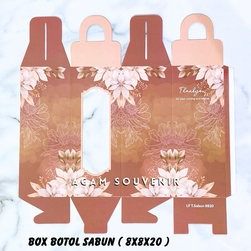 

BOX SOUVENIR BOTOL SABUN 8x8x20