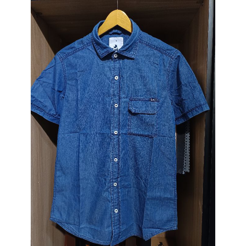 KEMEJA DENIM LOIS LENGAN PENDEK KLS556D