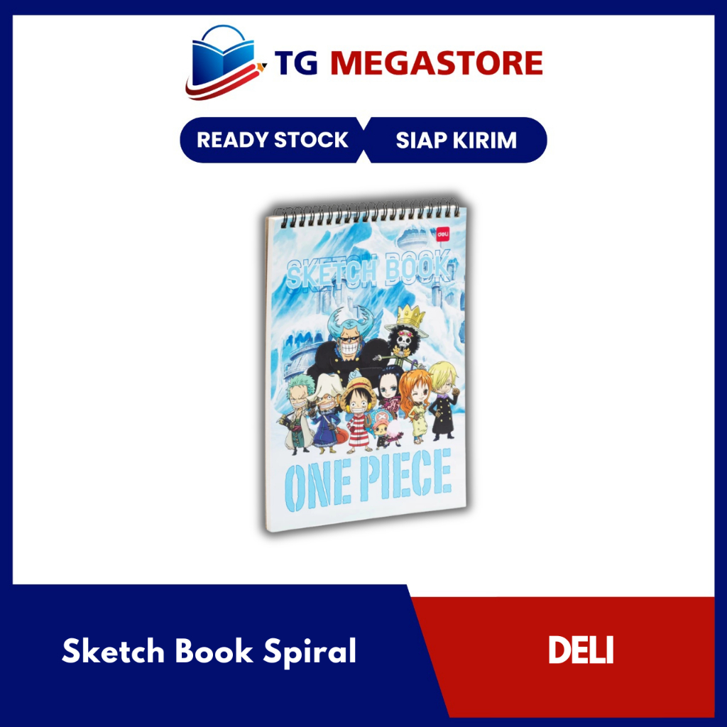 Sketch Deli Book / Buku Gambar Sketsa One Piece B5 Vertikal - EN011