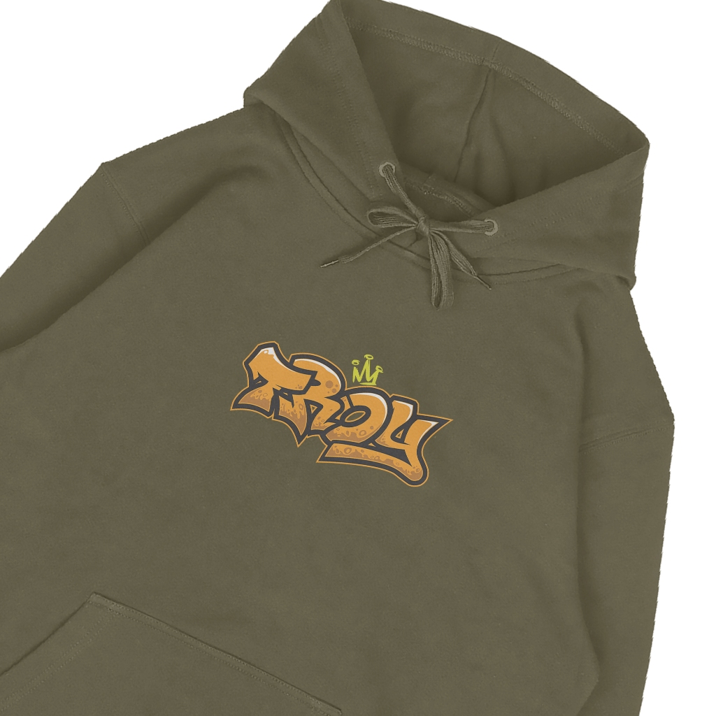 Troy Company Hoodie Pullover Olive Monarch - Hoodie Pria Olive KH 2970
